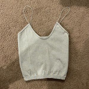 Sparkly free people tank top